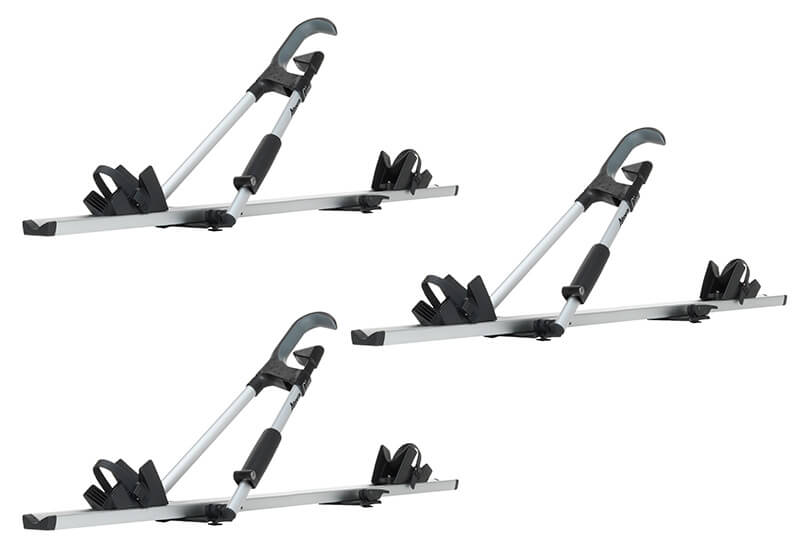 :3 x Atera GIRO AF+ aluminium bike carriers with roof bars