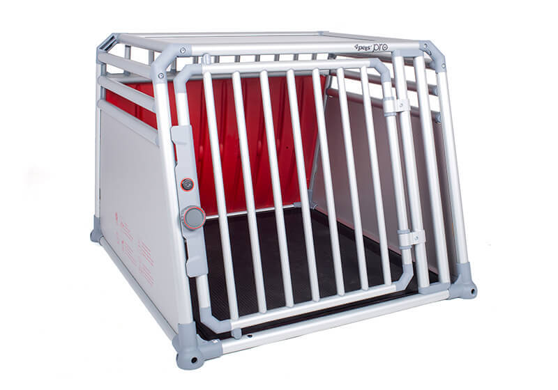 :4pets PRO, TV-approved silver dog cage, size 4 Small