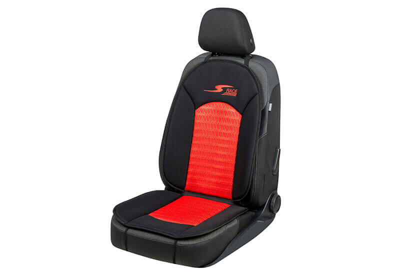 :Walser S-Race seat cushion, single, black/red, 11654(order 2)