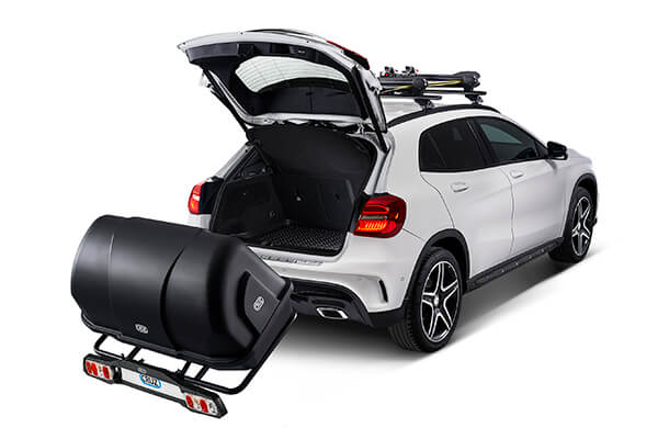 Smart ForTwo (2004 to 2007):Tow bar racks and boxes