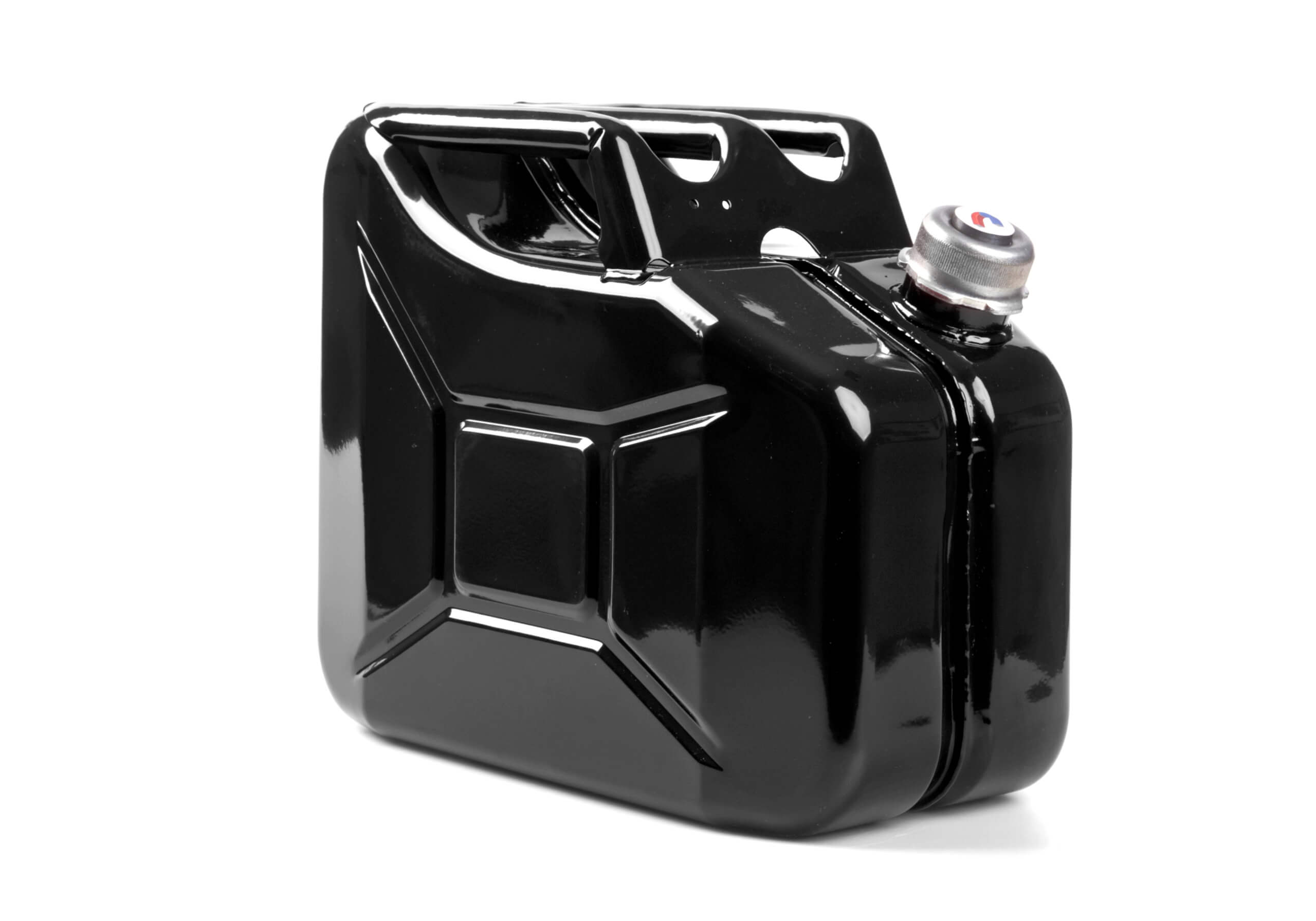 :VALPRO 10 litre fuel can, black, screw cap, VLS10B