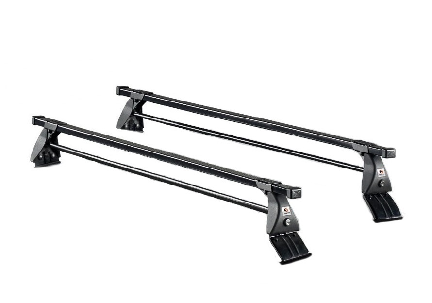 Toyota Yaris five door (2006 to 2011):FIRRAK 115cm T roof bars with fitting kit 1083