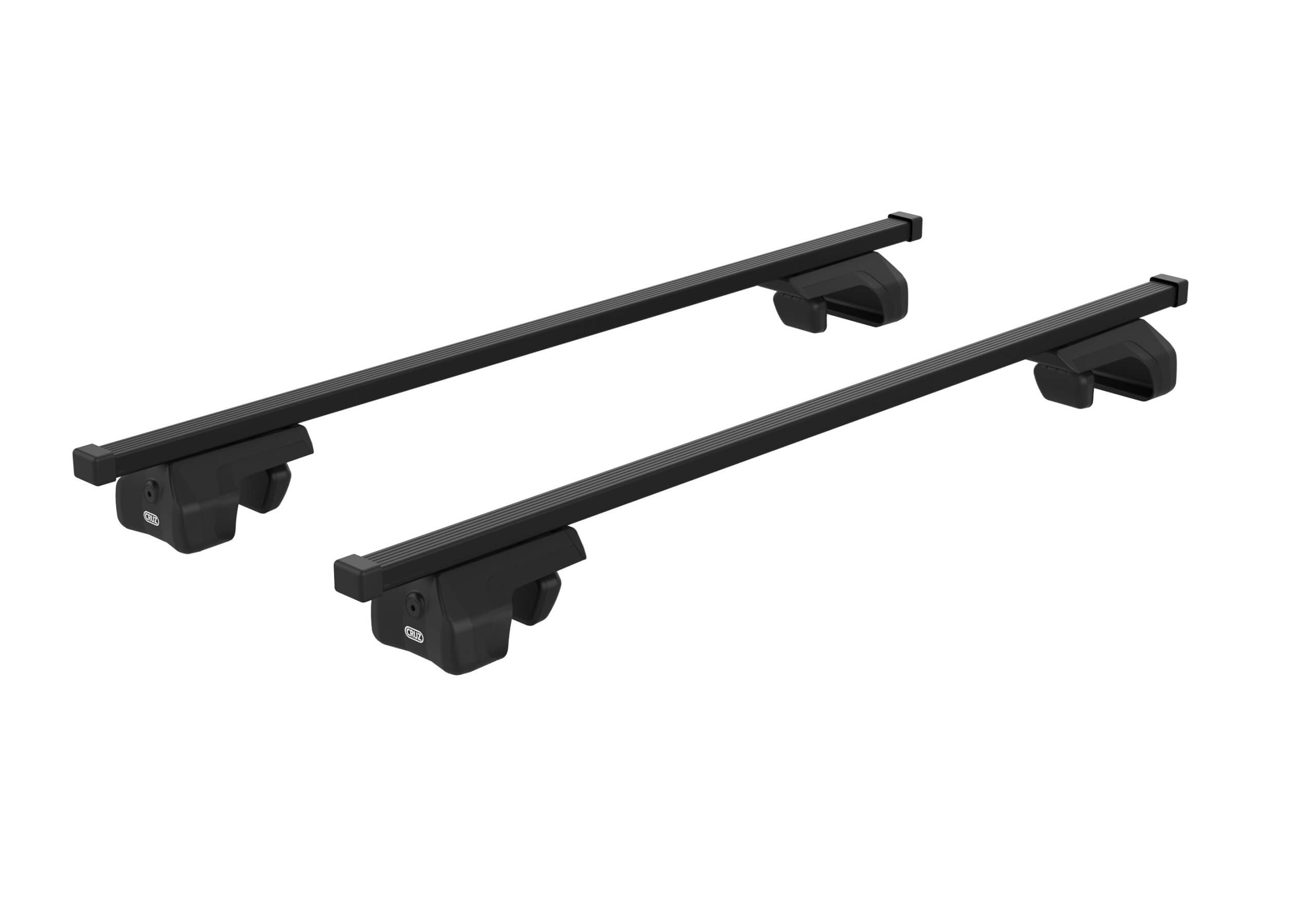 Kia Sedona (1998 to 2002):CRUZ raised rails package with 120cm steel bars