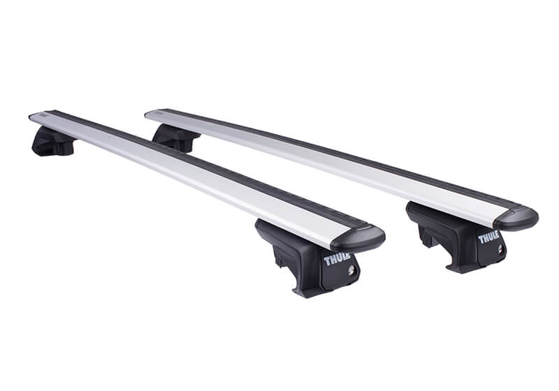BMW X5 (2007 to 2013):Thule Evo silver WingBars package - 7104, 7113