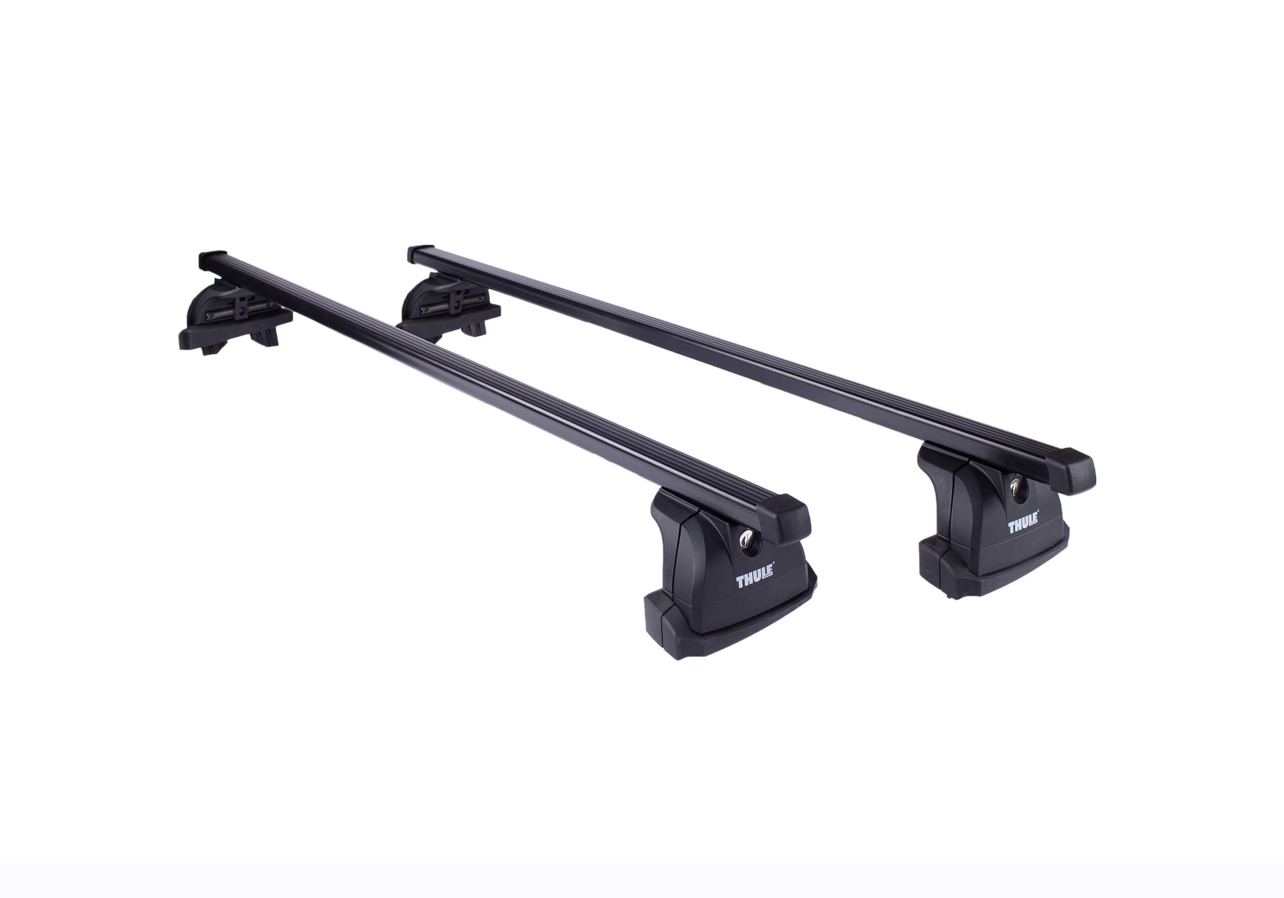 Renault Master L4 (ELWB) H2 (high roof) (2010 to 2024):Thule SquareBars package - 753, 7124, 3096