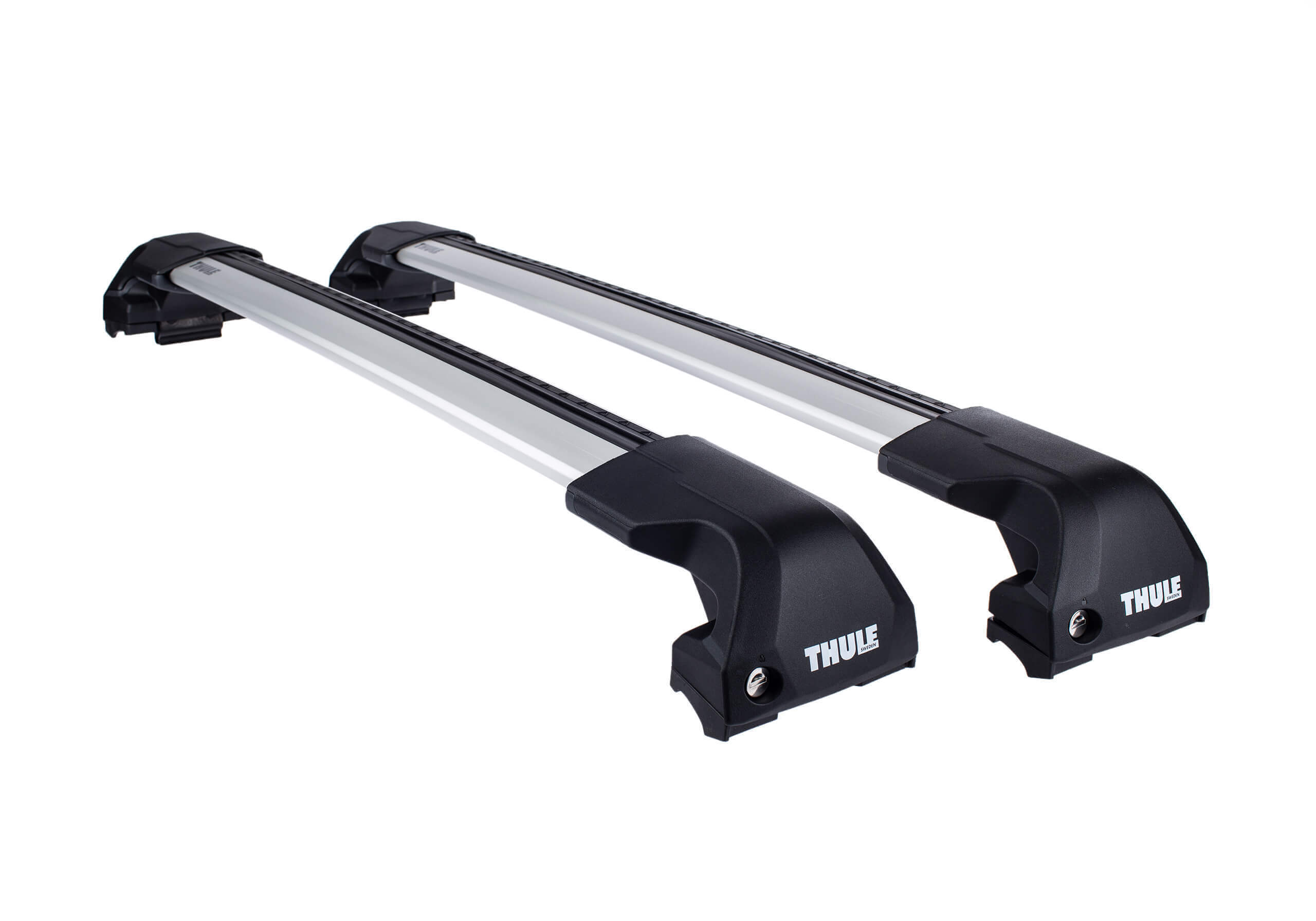 BMW X5 (2007 to 2013):Thule Edge silver WingBars package - 7206, 7214 x 2, 6146
