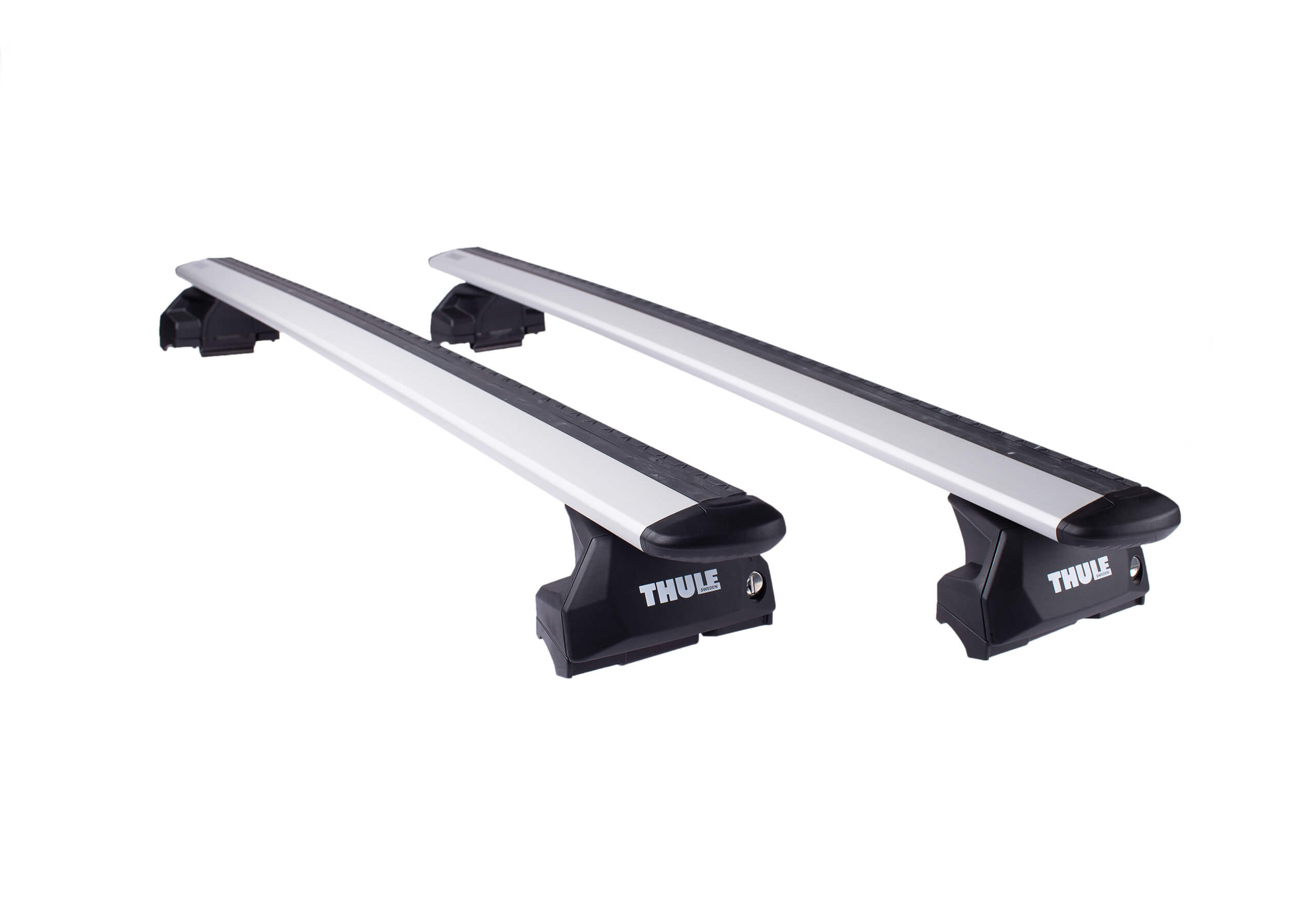 BMW X5 (2007 to 2013):Thule silver Evo WingBars package - 7106, 7113, 6146