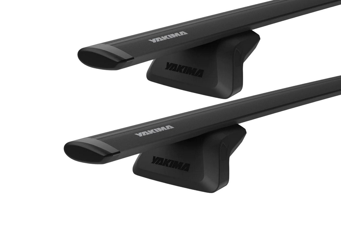 Peugeot 2008 (2019 onwards):Yakima StreamLine roof bar system with 127cm black JetStream bars