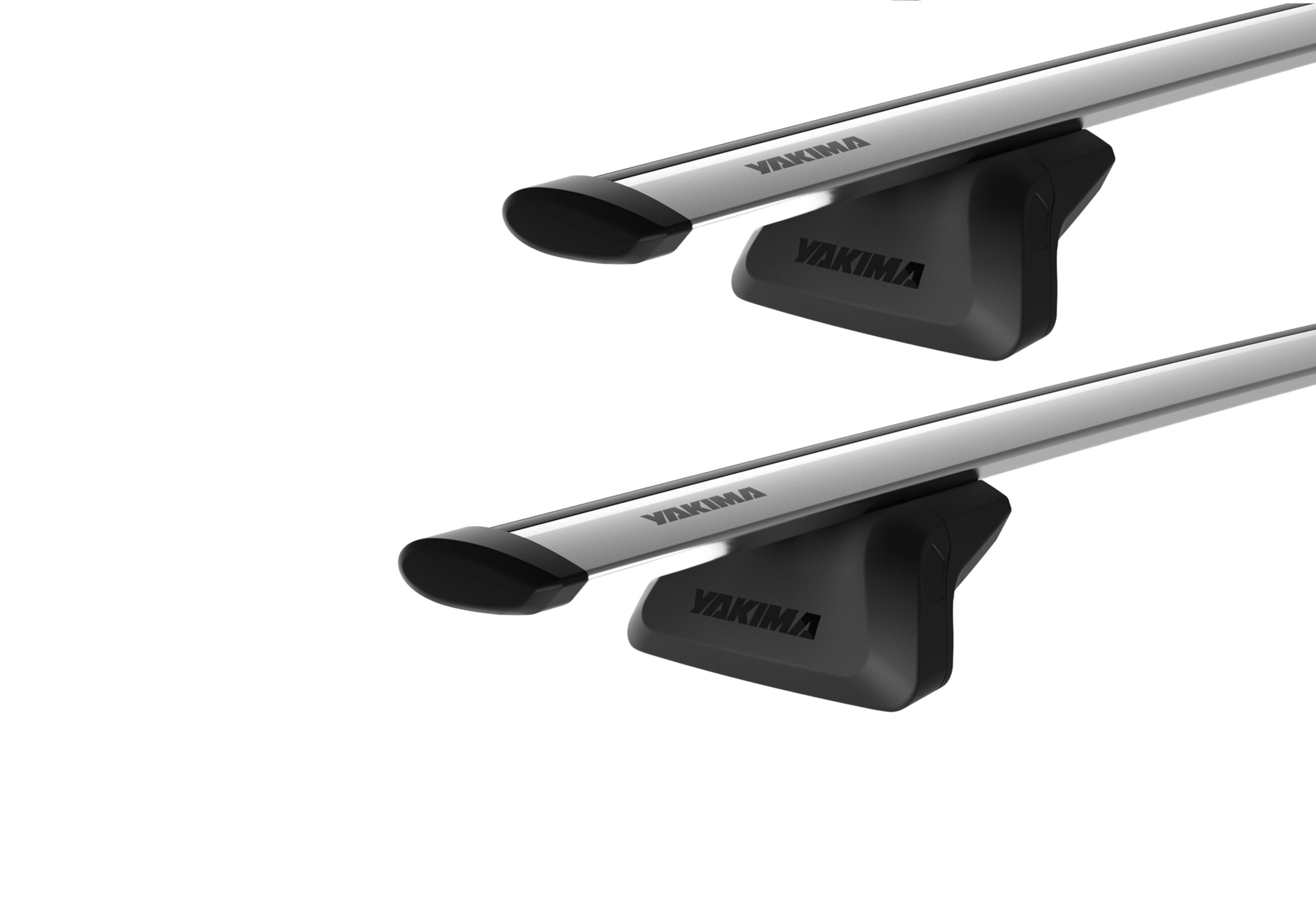 BMW X6 (2019 onwards):Yakima StreamLine roof bar system with 140cm silver JetStream bars