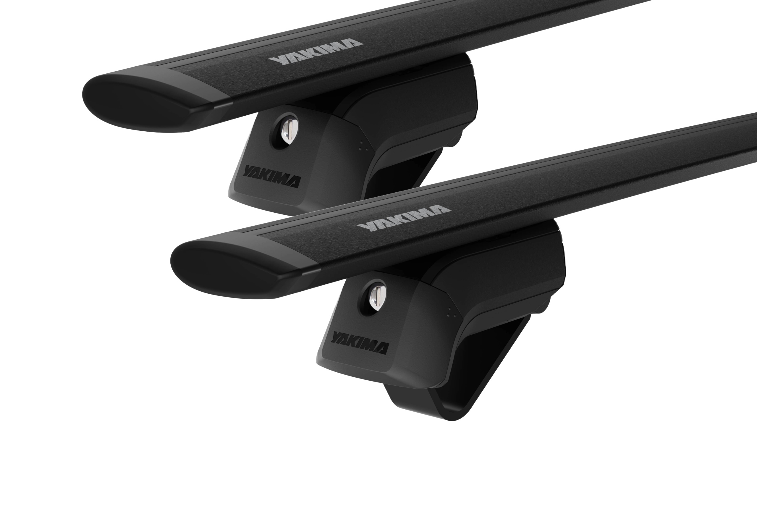 Peugeot 2008 (2013 to 2019):Yakima StreamLine roof bar system with 140cm black JetStream bars