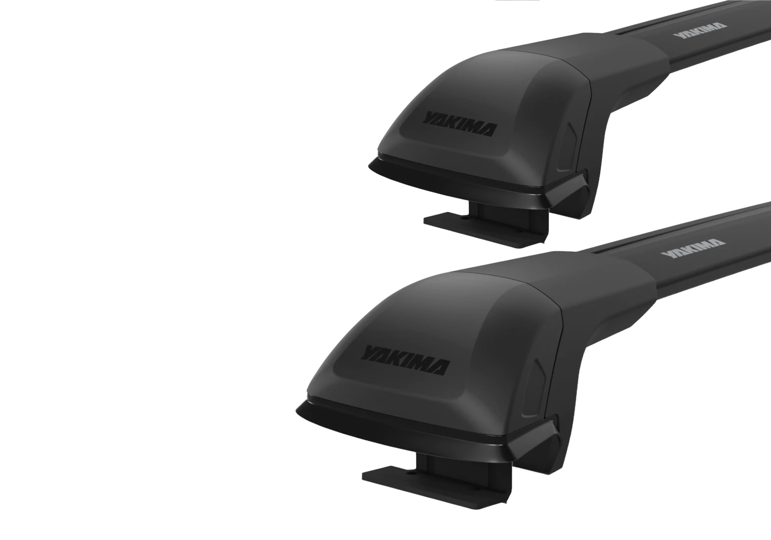Peugeot 2008 (2013 to 2019):Yakima StreamLine roof bar system with 98cm black JetStream FX bars
