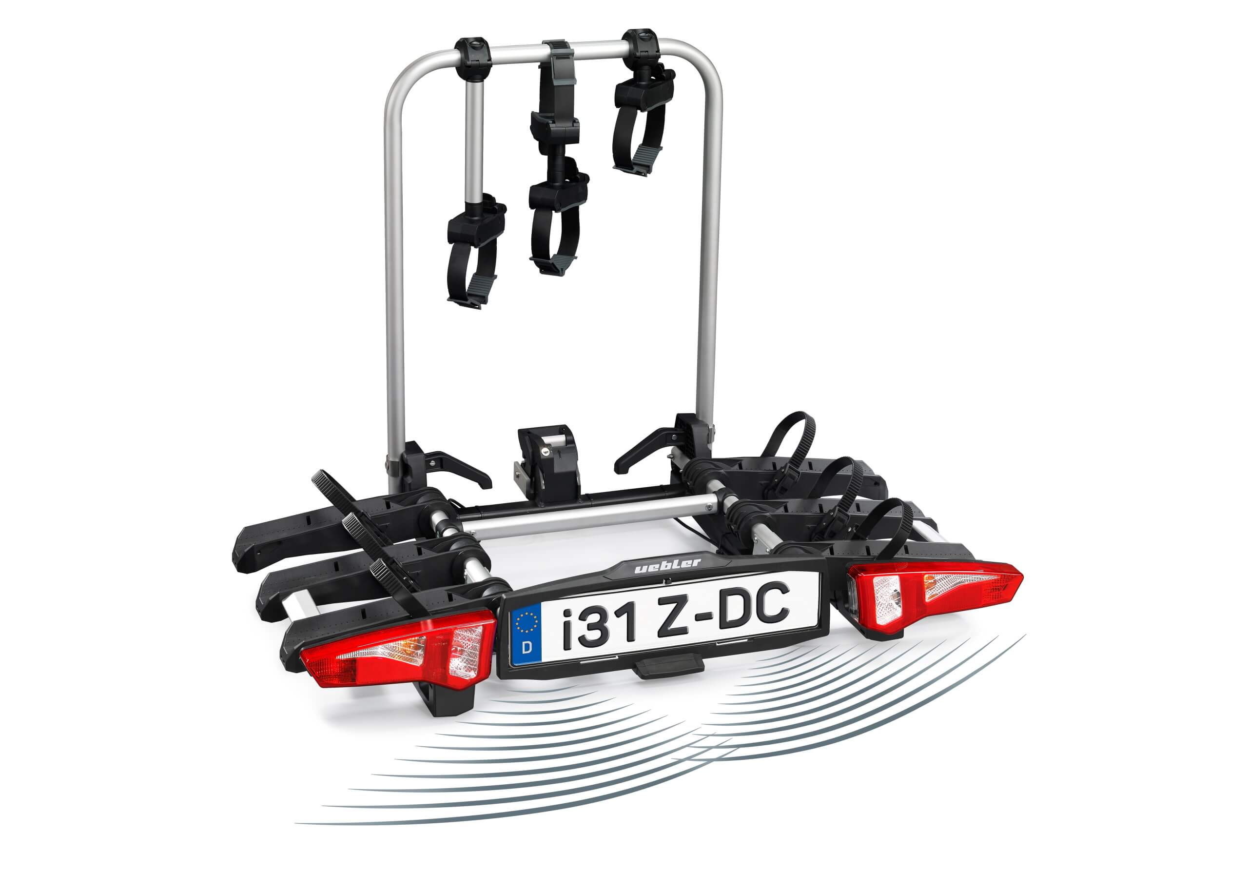 :Uebler i31Z tilting and folding bike rack (3 bikes) no. 18130-DC