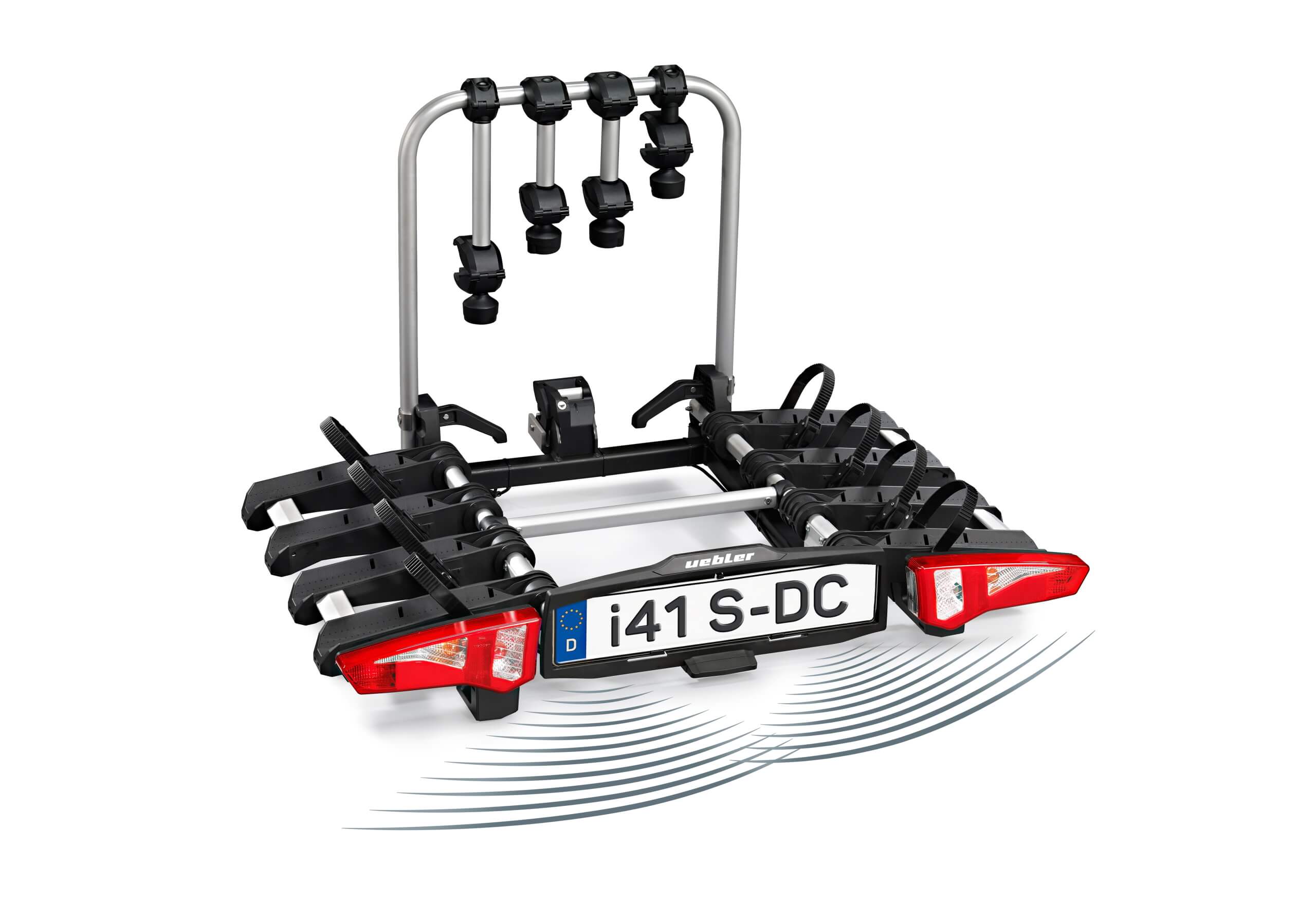 :Uebler i41S tilting and folding bike rack (4 bikes) no. 18140-DC