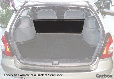 Volkswagen VW Golf estate (2007 to 2009):Carbox flex2 back of seat liner, black, for VW Golf estate, 321766000