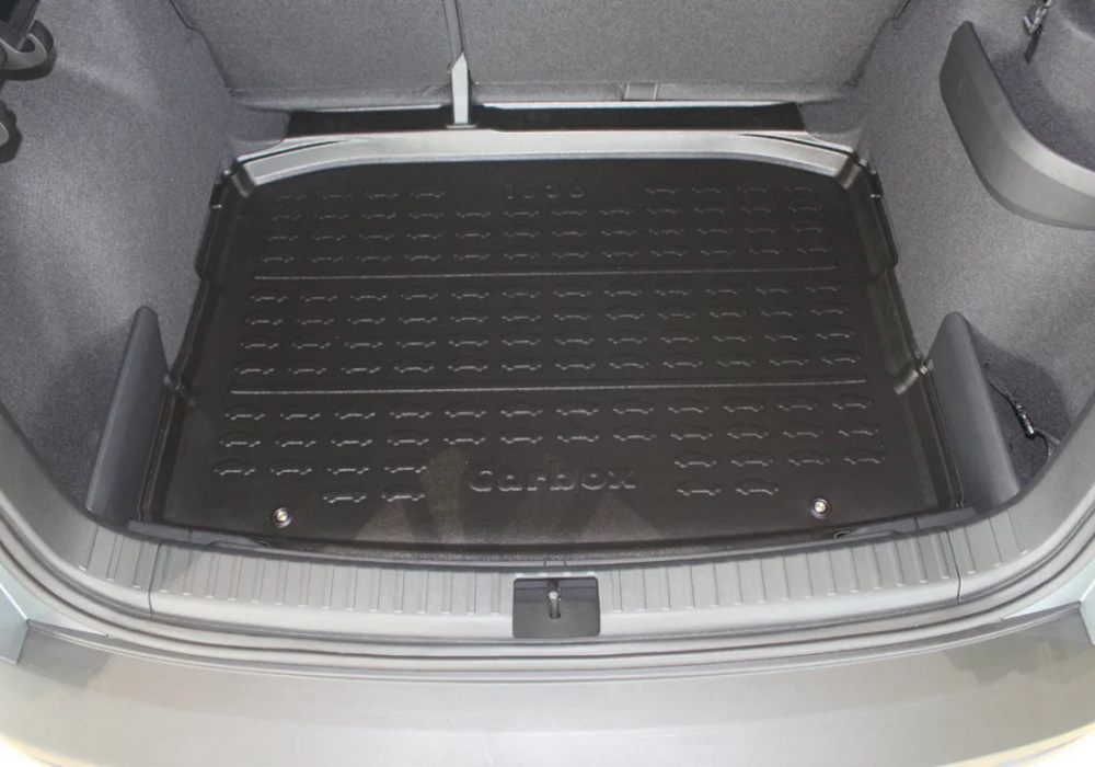 SKODA Karoq 2017-Present Boot Liner Foldable With Bumper Cover With Spare  Wheel