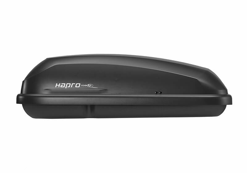 Package deal: Hapro Roady 350 anthracite black box and bars