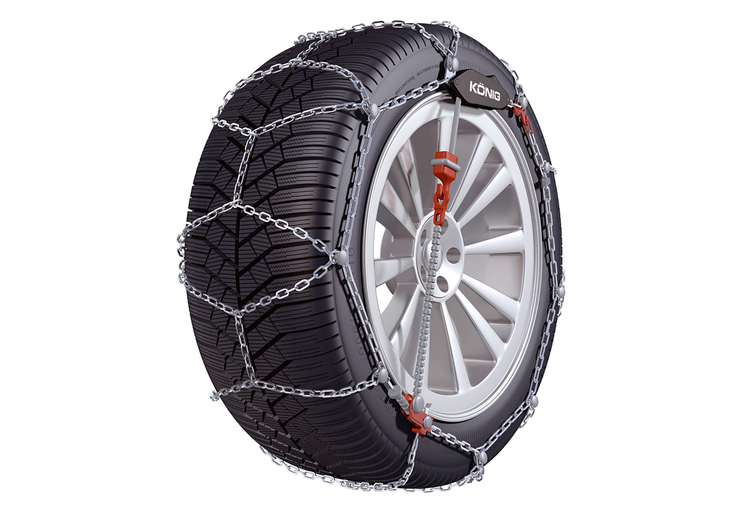 Fiat Coupe (1993 to 2000):Knig CG-9 snow chains (pair) no. KGCG-9 075