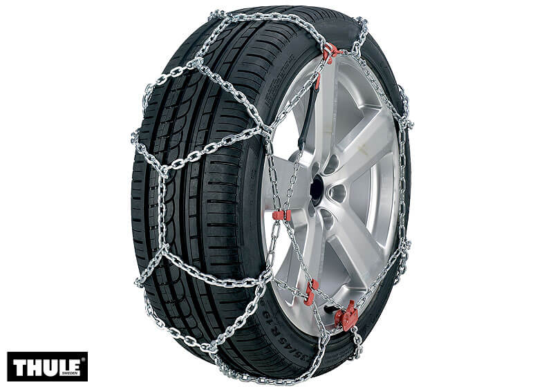 Fiat Strada two door pickup (2002 to 2013):Thule XB-16 snow chains (pair) no. XB-16 200