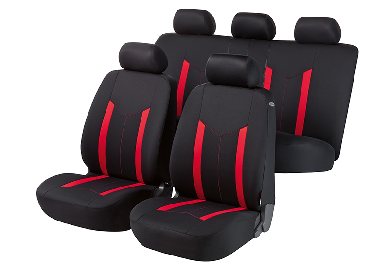 Nissan Maxima (2004 to 2009):Walser seat covers, Hastings red, 11809