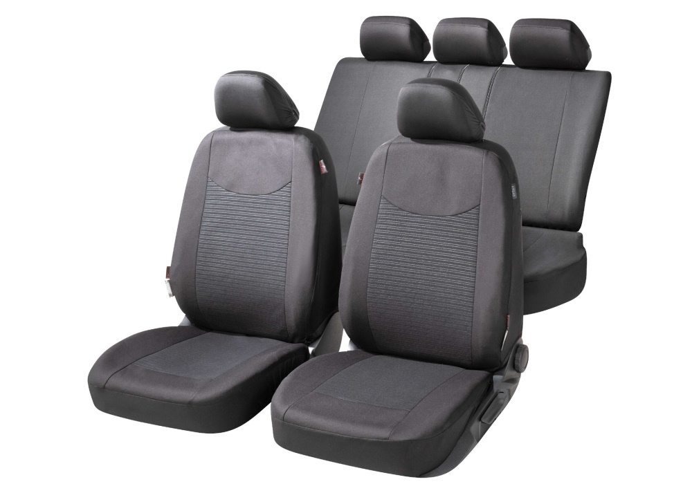 Nissan Maxima (2004 to 2009):Walser ZIPP-IT seat covers, Speedway black, 11859