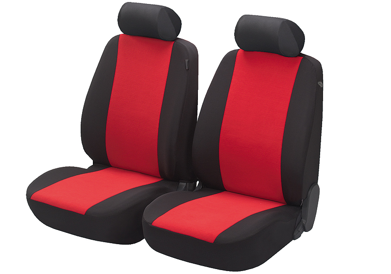 Mercedes Benz S Class coupe (1985 to 1991):Walser seat covers, front seats only, Flash red, 12548