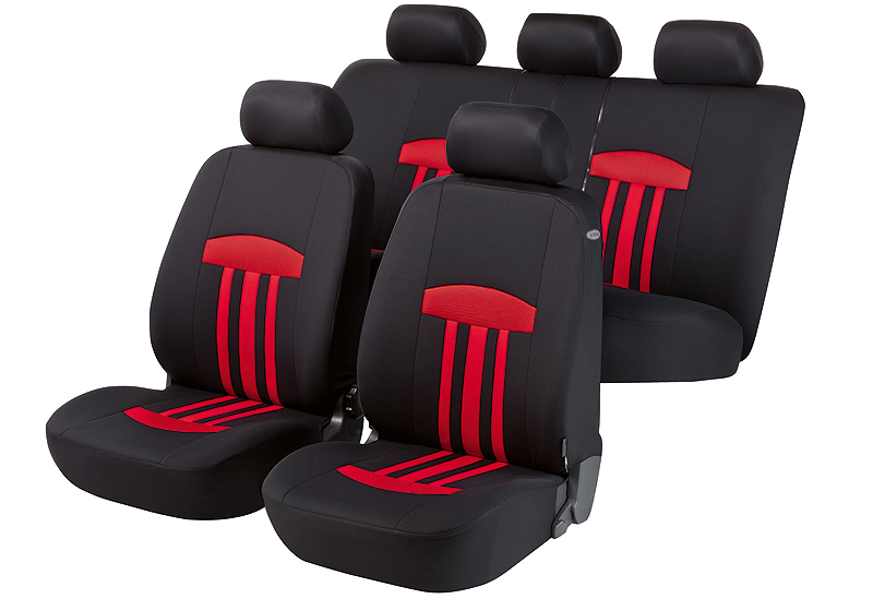 :Walser seat covers, full set, Kent red, 11813