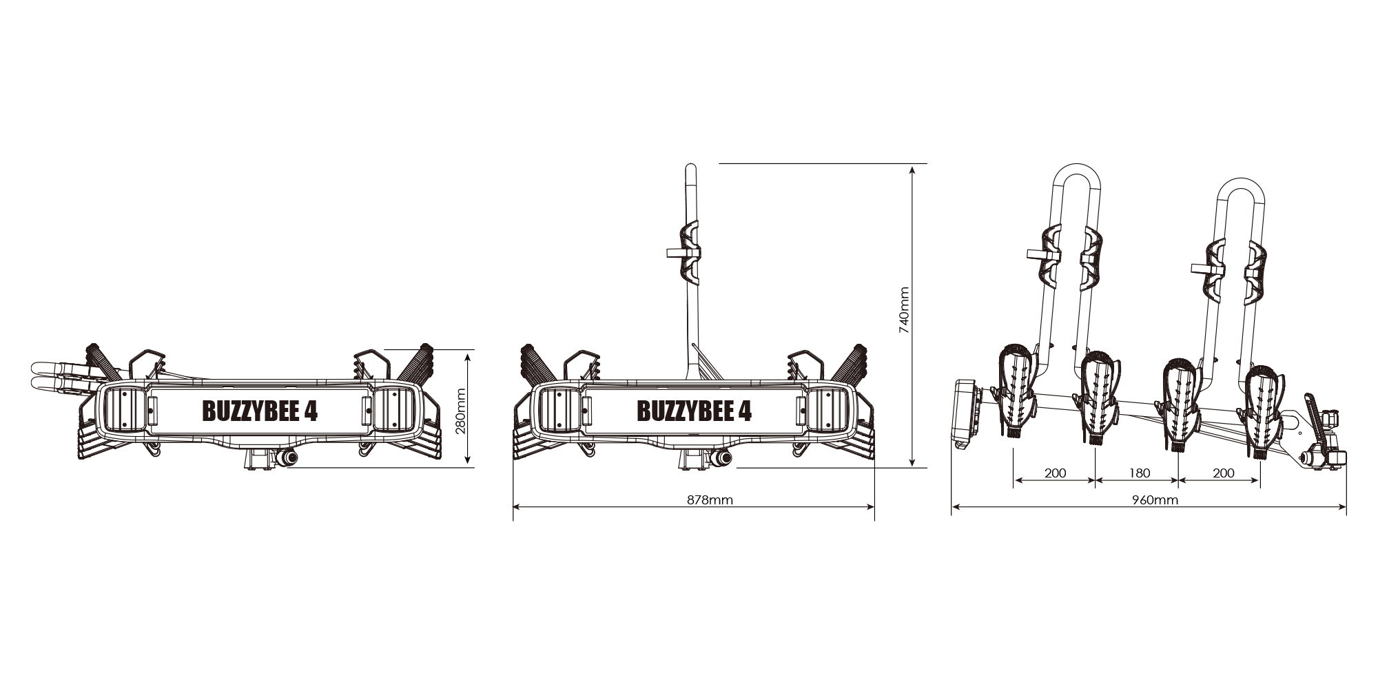 BUZZRACK Eazzy 4 technical specifications