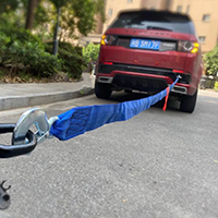 FASTY tow rope attached to a car